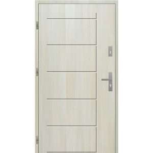Plieninės lauko durys STA-T41-55 PREMIUM PLUS wood White
