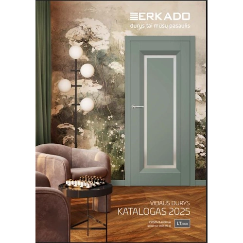 Erkado Vidaus Durų Katalogas 2025