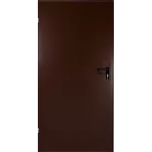 Plieninės techninės durys URAN ruda (RAL8017)