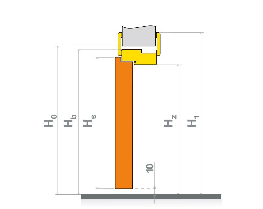 Standartinė Stakta Aukštis   Vidaus Durys Idea 1 Kreminis Riešutas Be Stiklo   Smart Five Mb