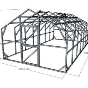 Dvišlaitis šiltnamis (340x680 cm)
