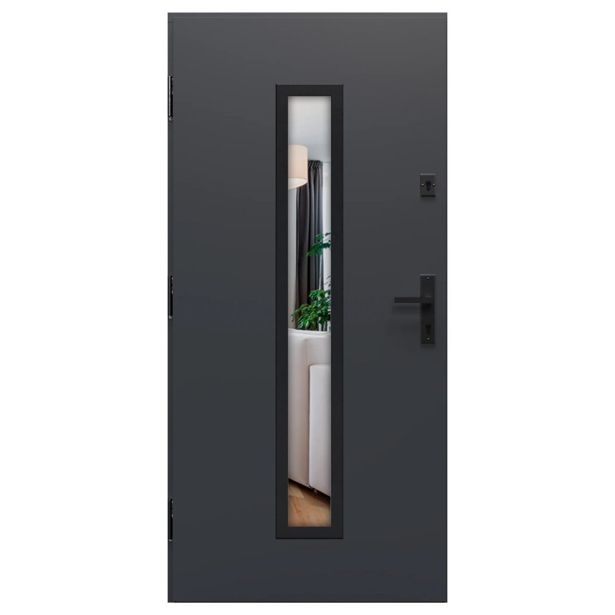 Gerda Select Hanover 5B lauko durys, antracitas, kairinės