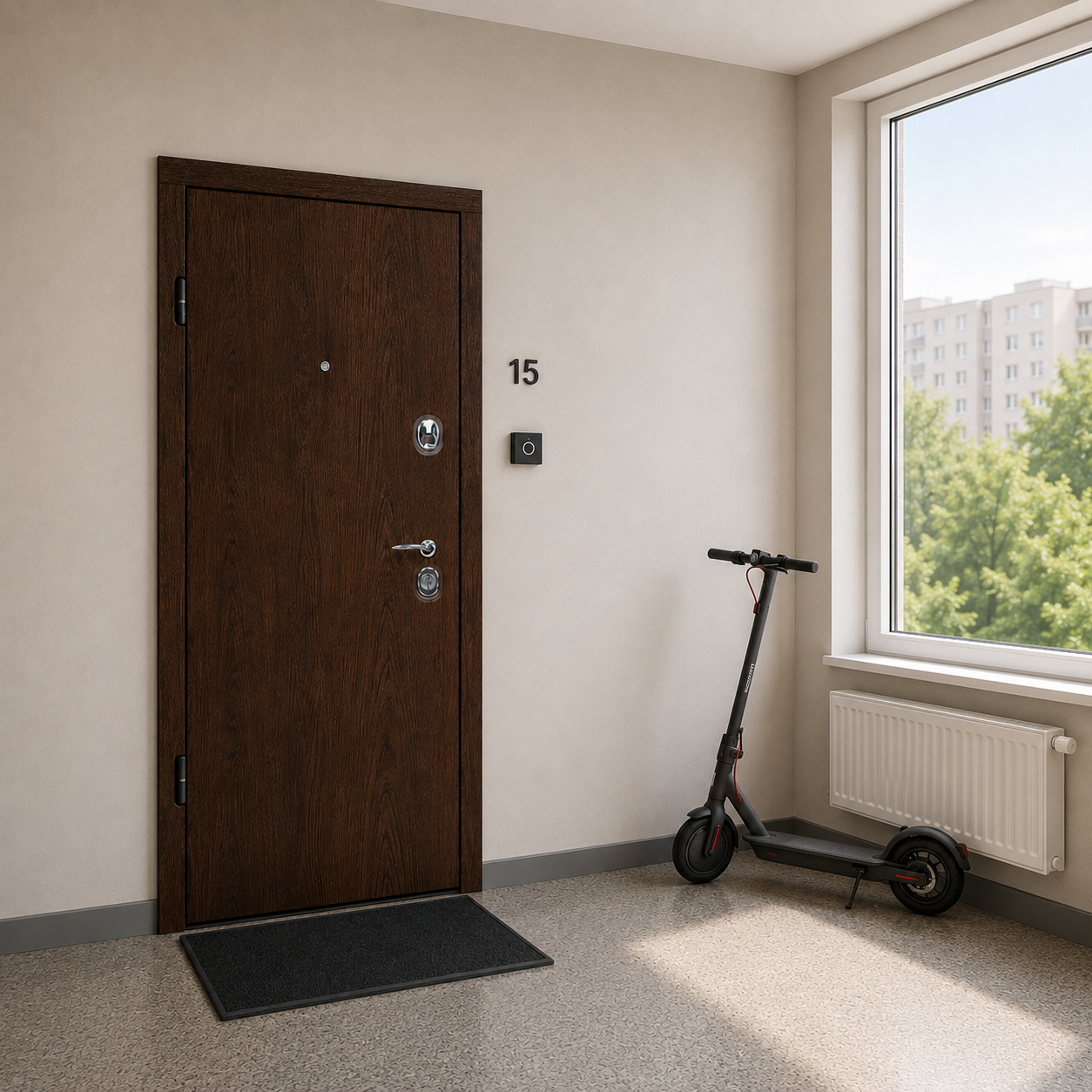 Buto durys TER-EURO STANDART-FULL Dark Oak