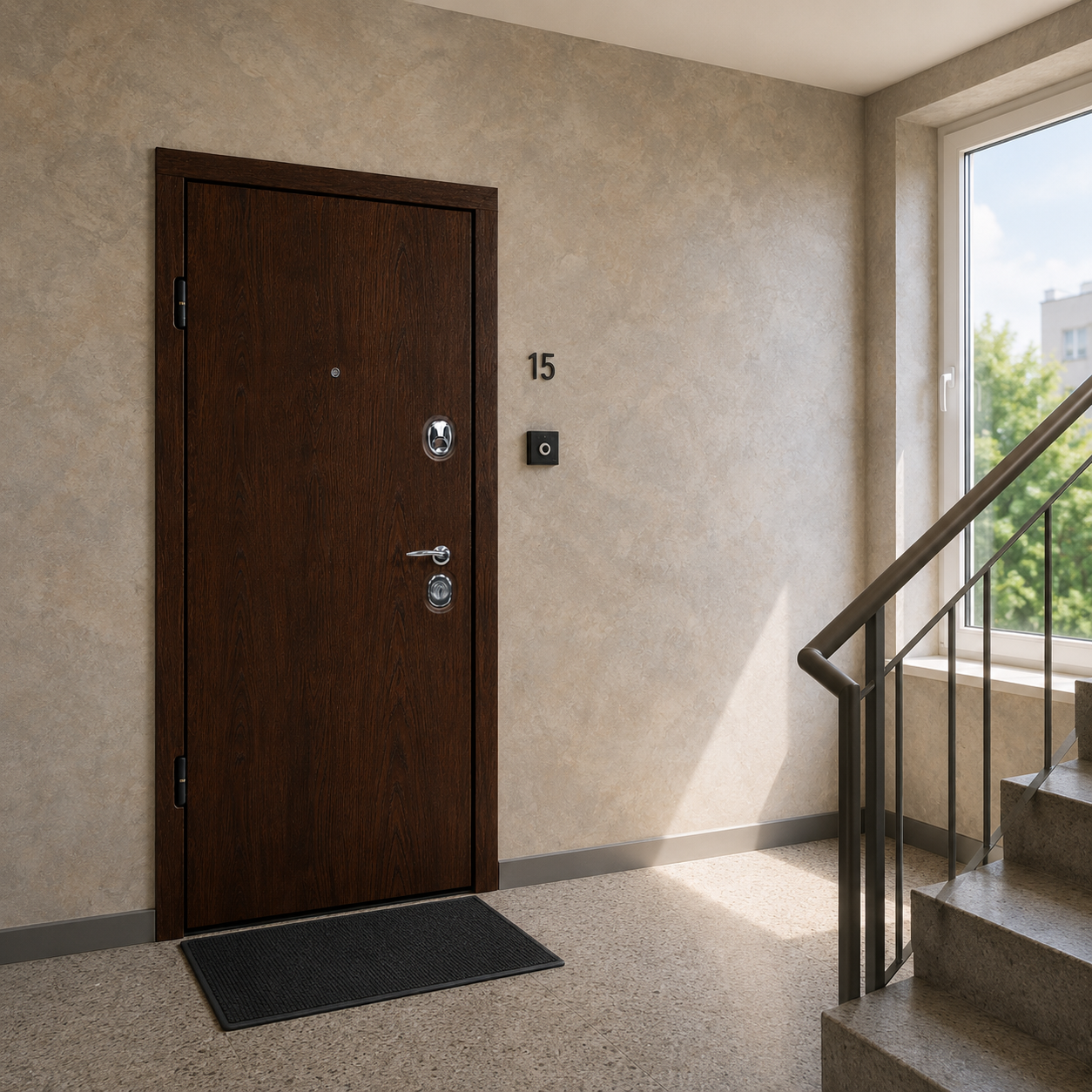 Buto durys TER-EURO STANDART-FULL Dark Oak