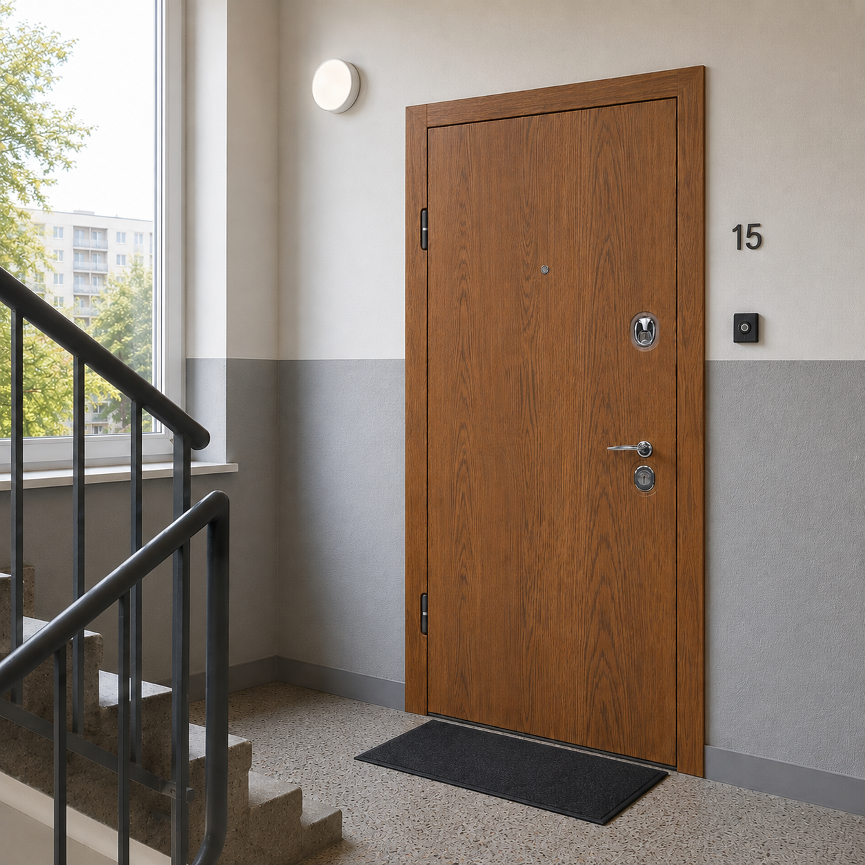 Buto durys TER-EURO STANDART-FULL Rustic Oak