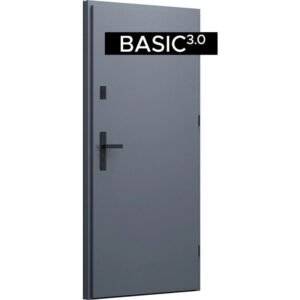 Wikęd Basic 3.0 1 lauko durys, antracitas, kairinės