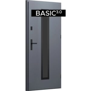 Wikęd Basic 3.0 12 lauko durys, antracitas, kairinės