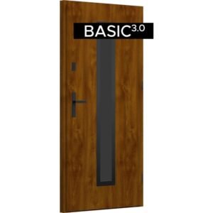 Wikęd Basic 3.0 12 lauko durys, auksinis ąžuolas, kairinės